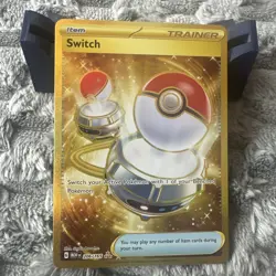 Pokemon TCG Switch Scarlet & Violet 151 Gold Secret Hyper Rare Card 206/165 - Image 2