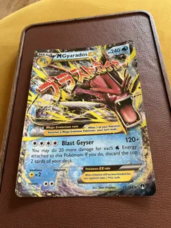 Europe Exclusive JUMBO M Gyarados EX 27/122 BREAKPOINT Pokemon Card - Image 4