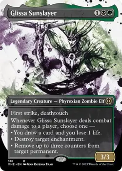 ~ Glissa Sunslayer (Showcase) ~ NM Foil ~ Phyrexia: All Will Be One ~ MTG ~ - Image 1