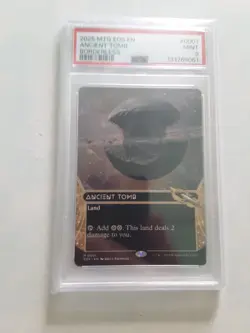 mtg ancient tomb borderless reg finish graded psa 9 no.131769061 mint - Image 1