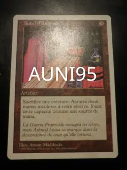 mtg magic Ashnod's Altar 5 th e edition 1997 FRENCH vf fr Autel d'Ashnod - Image 1