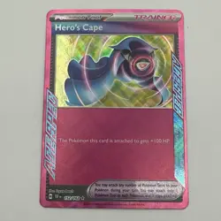Hero's Cape 152/162 ACE SPEC Temporal Forces Pokemon TCG Card NM - Image 1