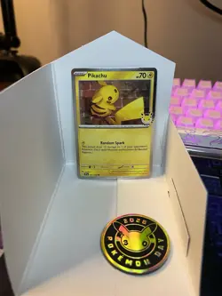 Pikachu 51/162 Stamped 2026 Pokemon Day 30th Anniversary Promo TCG - Image 1