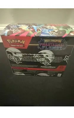 Pokemon 2025 Mega Evolution Phantasmal Flames Booster Box TCG Sealed Nm Mint - Image 2