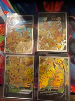TCG Pokemon Pikachu V-Union Full Set NM JAP SWSH139 SWSH140 SWSH141 SWSH142 - Image 1