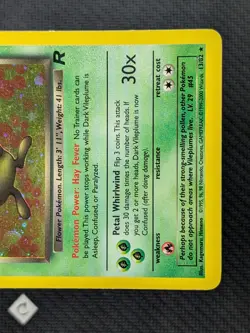 Dark Vileplume 13/82 - Team Rocket Unlimited Holo Rare Pokemon TCG NM - Image 5