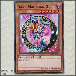 Dark Magician Girl - LED6-EN000 - Common 1st Edition Yugioh - Image 1