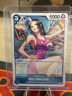 Boa Hancock OP13-051 English Foil Rare One Piece TCG “Carrying On His Will” NM - Image 1