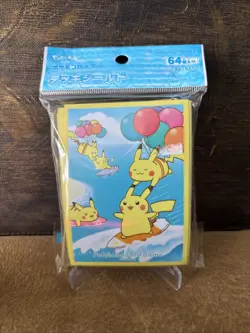 Pokemon Flying & Surfing Pikachu Card Sleeve - Image 1