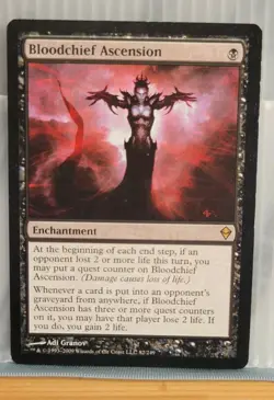 Mtg BLOODCHIEF ASCENSION LP Zendikar 82/249 -Argo- - Image 1
