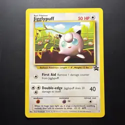 Pokemon TCG Jigglypuff Black Star Promo Card WOTC No.7 Vintage 1999 [A] - Image 1