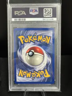 Pokemon TCG Alakazam 1/102 Base Set Holo Rare PSA 8 - Image 2