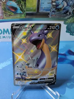 Lapras V - SV110/SV122 - Pokemon Shining Fates Sword Shield Shiny Rare Card NM - Image 1