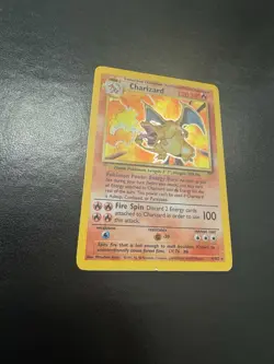 1999 POKEMON BASE SET UNLIMITED #4 CHARIZARD-HOLO - Image 2