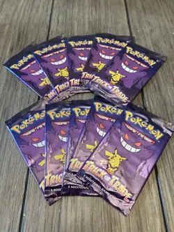 LOT OF 10 Pokemon Halloween Card Trick or Trade Mini Packs Sealed Same Day Ship - Image 1