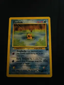 Pokemon TCG Psyduck 20/53 Promo Wotc Regular 50 HP 1999 Card Stock English - Image 1
