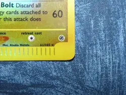 Pokemon Raichu 61/165 card Expedition Base Set TCG Reverse Holo Rare WOTC card - Image 4