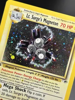 LT. SURGE'S MAGNETON Pokemon Card - WOTC - 1st Edition - Gym Heroes 8/132 NM (A) - Image 4