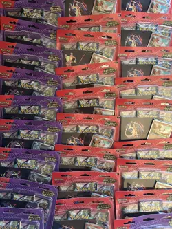 x22 Pokemon Ascended Heroes 3 Pack Tech Sticker Collection New/Factory Sealed - Image 1