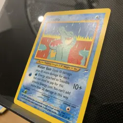 Pokemon TCG Totodile Neo Genesis Common Card 85/105 NM Miki Tanaka Vintage - Image 2