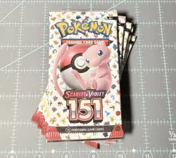 Pokemon TCG Scarlet & Violet 151 Booster Packs- 5 Total Factory Sealed - Image 1