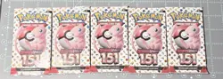 Pokemon TCG Scarlet & Violet 151 Booster Packs- 5 Total Factory Sealed - Image 2