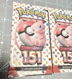 Pokemon TCG Scarlet & Violet 151 Booster Packs- 5 Total Factory Sealed - Image 3