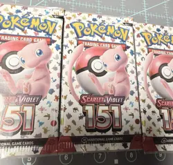 Pokemon TCG Scarlet & Violet 151 Booster Packs- 5 Total Factory Sealed - Image 4