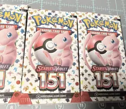 Pokemon TCG Scarlet & Violet 151 Booster Packs- 5 Total Factory Sealed - Image 5