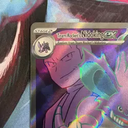 Pokemon Card - Team Rocket's Nidoking ex 216/182 Sv10: Destined Rivals Holo - Image 2