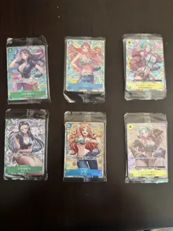 One Piece TCG EXCLUSIVE Asia Mini Tin Vol 2 Set of 6 Sealed Promo Cards - Image 1