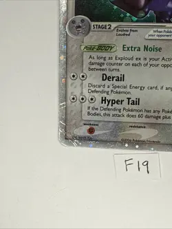 Pokemon TCG Exploud EX Holo Card 92/100 Crystal Guardians Series Heavy Play - Image 2