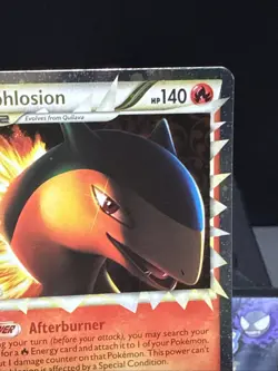 Pokemon Card Typhlosion 110/123 Ultra Rare HeartGold & Soulsilver Light Play - Image 3