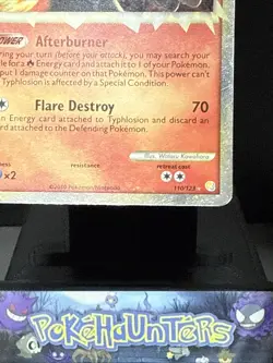 Pokemon Card Typhlosion 110/123 Ultra Rare HeartGold & Soulsilver Light Play - Image 5
