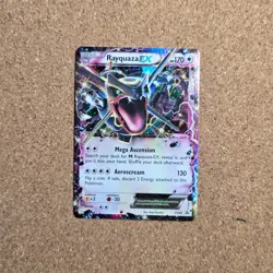 #3 Pokemon Rayquaza EX (Shiny) XY69 XY Holo Promo Pokemon Rare Card *B1 - Image 1