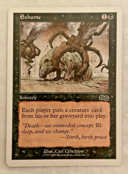 1x Exhume - Battle Royale - MTG Magic the Gathering - NM - Image 1