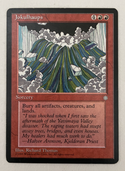 1x Jokulhaups Ice Age MTG Magic the Gathering LP - Image 1