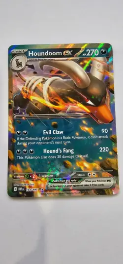 Houndoom ex 134/197 - Obsidian Flames - Pokemon TCG - Double Rare - Image 1