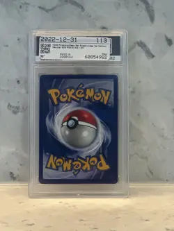 1999 Pokemon Base Set 1st Edition Haunter #29 NM-MT PSA 8 - Image 2