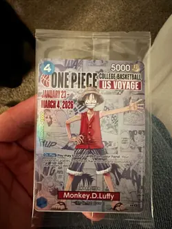 Monkey.D.Luffy (055) (College Basketball US Voyage) P-055 One Piece Promotion... - Image 1