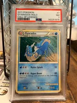 2011 Pokemon Gyarados Holo Call of the Legends PSA 7 card 7/95 - Image 1