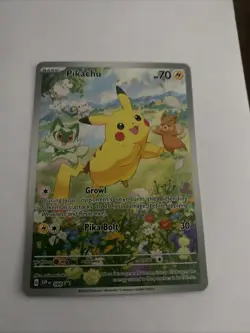 PIKACHU SVP 088 Scarlet & Violet Full Art Promo Pokemon Card Black Star Promo NM - Image 1