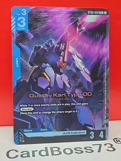 🔥 Gustav Karl Type-00, ST08-008 C+ , Gundam Card Game, Flash of Radiance - Image 2