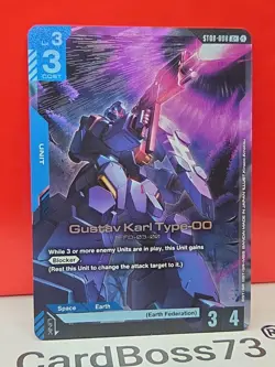 🔥 Gustav Karl Type-00, ST08-008 C+ , Gundam Card Game, Flash of Radiance - Image 3