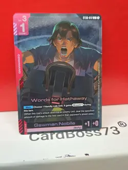 Words for Hathaway ST08-012 C+ , Gundam Card Game , Flash of Radiance - Image 2