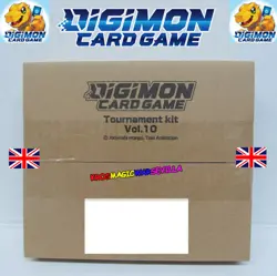 DIGIMON TOURNAMENT KIT VOL. 10 ENGLISH FACTORY SEALED Digimon Card Game Digimon - Image 1