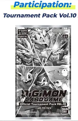 DIGIMON TOURNAMENT KIT VOL. 10 ENGLISH FACTORY SEALED Digimon Card Game Digimon - Image 2