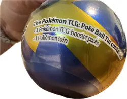 Pokemon Trading Card Game Poke Ball Tin Kit 2022 Booster Packs & Coin - Image 4