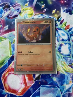 Charmander - 047 (Cosmos Holo) 047 Sv: Scarlet & Violet Promo Cards Holo NM - Image 1
