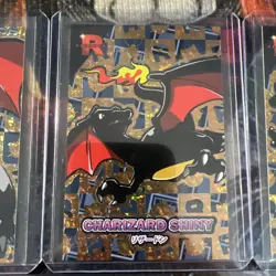 5x Charizard Card Lot - Gold Holo Box Hit - Team Rocket Database - Pokemon - Image 3